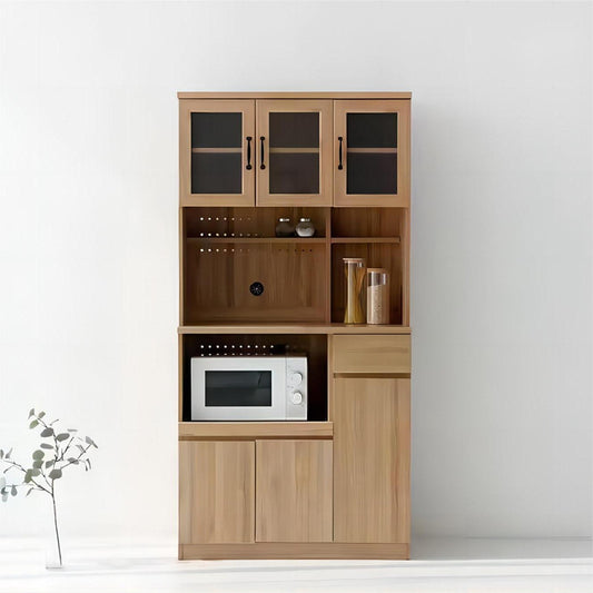 Letito Wooden Kitchen Storage Tall Cabinet