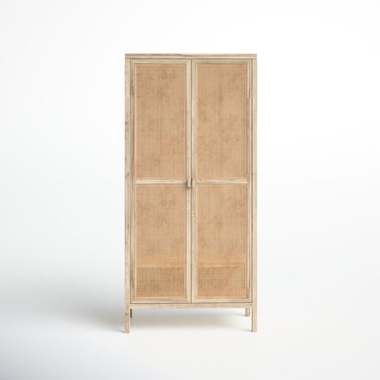 Celina Solid Wood Armoire